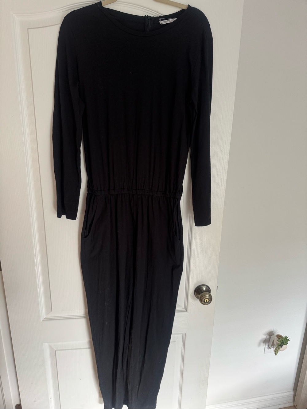 Zara Black Long Sleeve Jumpsuit